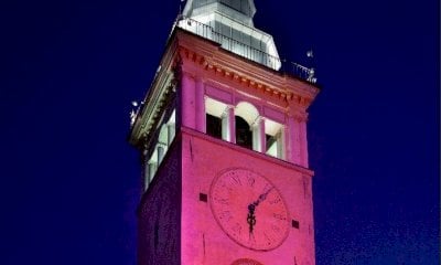 Cuneo: la Torre Civica si illumina di viola per la Giornata internazionale per l'Epilessia 