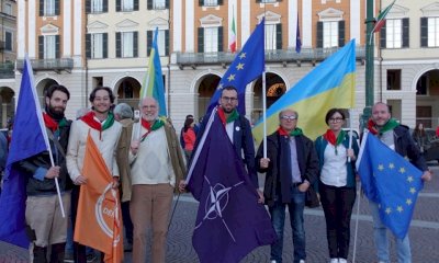 A Cuneo i Radicali in piazza per l'Ucraina: 