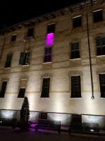 Lotta tumore al seno, Palazzo Mathis si illumina di rosa