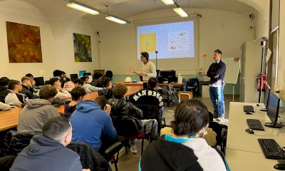 Cuneo, gli studenti dell'Ipsmat a lezione con la realtà virtuale di E-Distribuzione