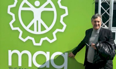 Luigi Icardi all'inaugurazione della Fiera Nazionale della Meccanizzazione Agricola a Savigliano