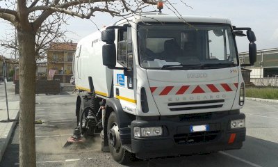 Busca, riprende la pulizia meccanizzata delle strade